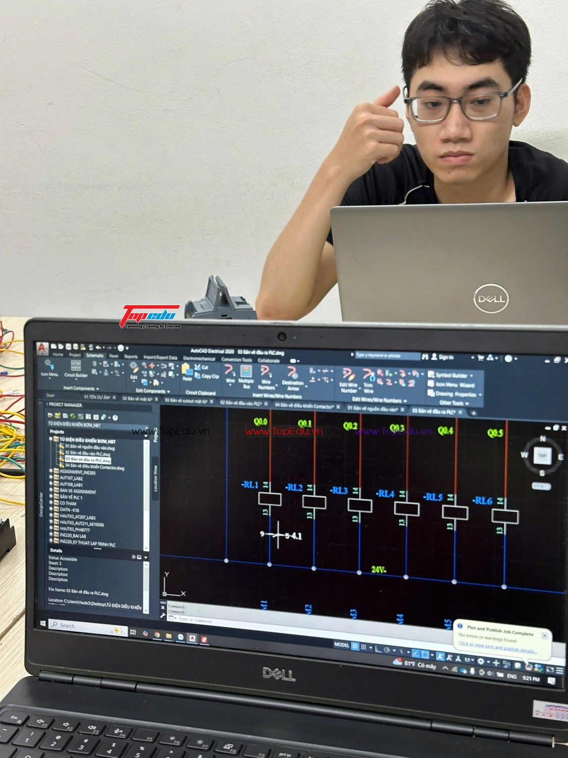 Thiết kế tủ điện trên Autocad Electrical